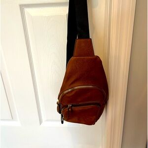 BRAND NEW leather Cross Body bag